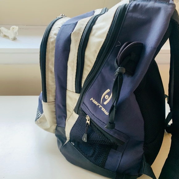 HArrow Blue and Gray Backpack with Sleek Design and Padded Straps sports - Picture 5 of 12